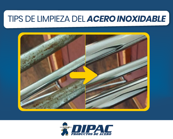 Tips de limpieza del Acero Inoxidable -DIPAC