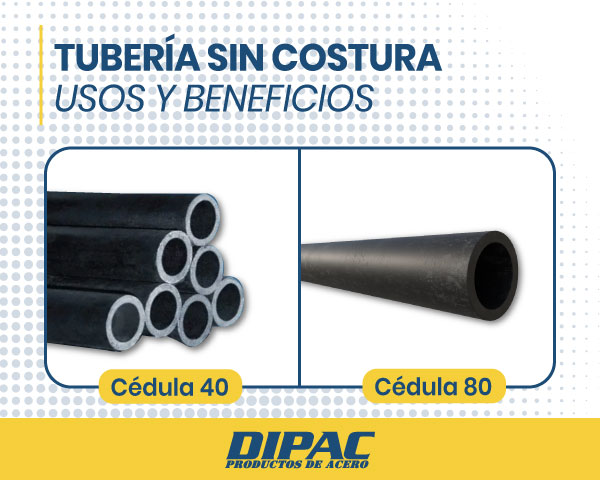Tubería sin costuras: usos y beneficios - Dipac