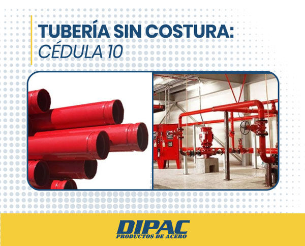 Tubería contra incendios: cédula 10