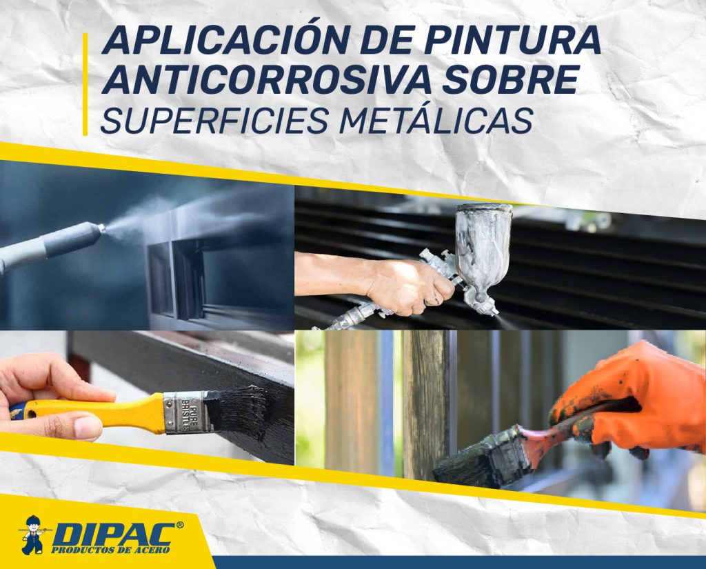 Dipac - Aplicación de pintura anticorrosiva sobre superficies metálicas